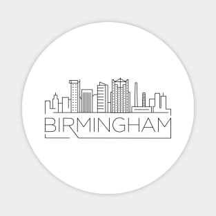 Birmingham Minimal Skyline Magnet